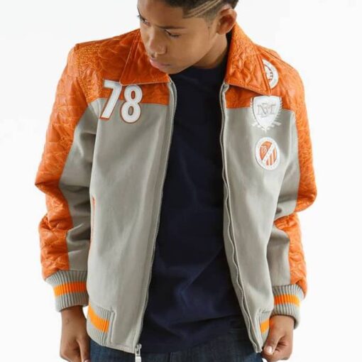 Pelle Pelle Kids 78 Orange MB Jacket