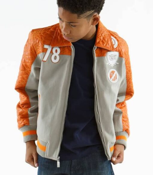 Pelle Pelle Kids 78 Orange MB Jacket