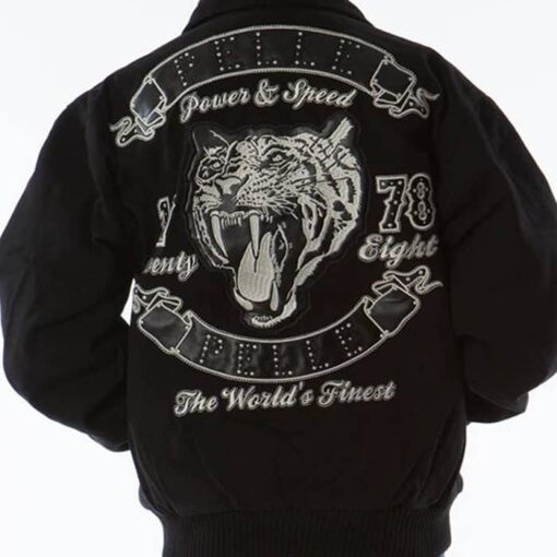 Pelle Pelle Kids Black Tiger Twill Jacket