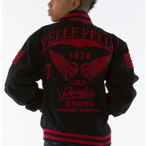 Pelle Pelle Kids Chinnille Red Patch Jacket