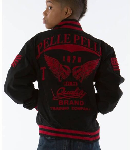 Pelle Pelle Kids Chinnille Red Patch Jacket