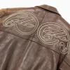 Pelle Pelle Kid's Chocolate Florentine Genuine Leather Jacket