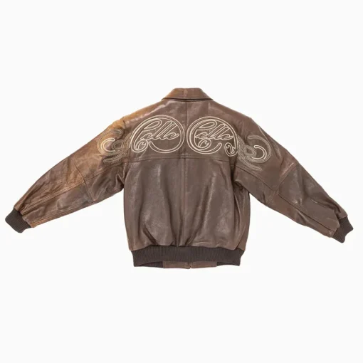 Pelle Pelle Kid's Chocolate Florentine Real Leather Jacket