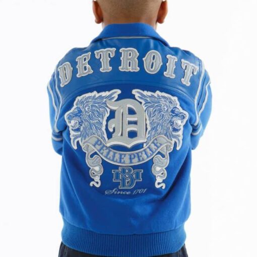 Pelle Pelle Kids Detroit Blue Jacket