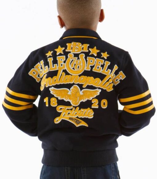 Pelle Pelle Kids Indianapolis Indy Black Jacket