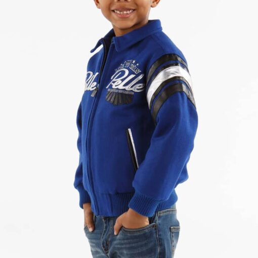 Pelle Pelle Kids Live to Win Royal Blue Jacket