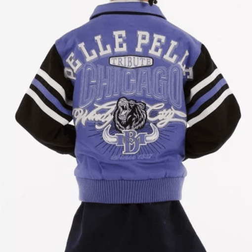 Pelle Pelle Kids Tribute Chicago Purple Jacket
