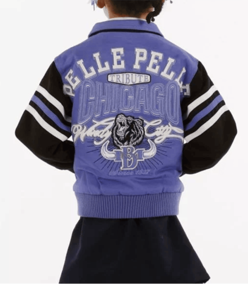 Pelle Pelle Kids Tribute Chicago Purple Jacket