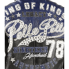 Pelle Pelle King Of Kings 1978 Legacy Blue And Black Leather Jacket