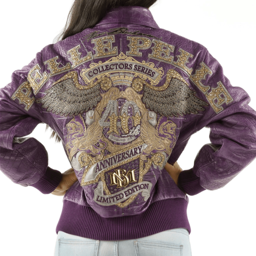 Pelle Pelle Ladies 40th Anniversary Purple Jacket