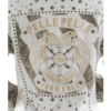 Pelle Pelle Ladies Born Free Jacket White Plush With Snakeskin Sleeves