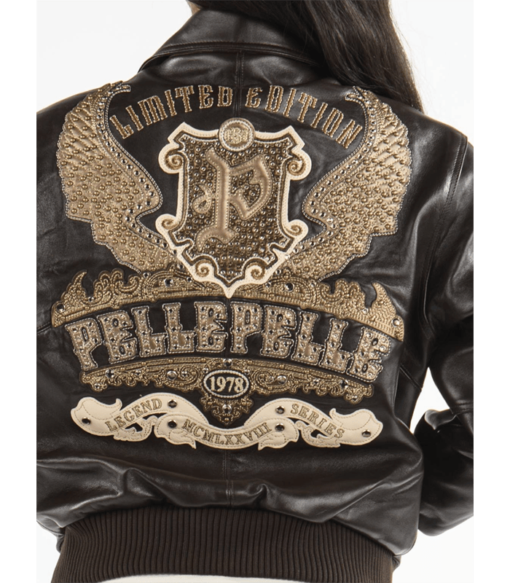 Pelle Pelle Ladies Limited Edition Black & Gold Jacket