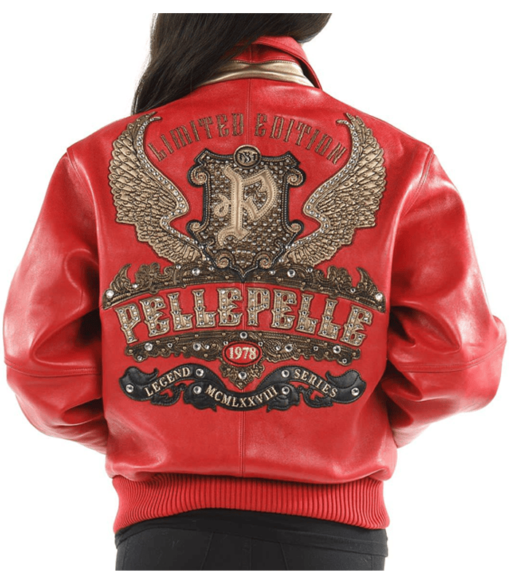 Pelle Pelle Ladies Limited Edition Red Leather Jacket