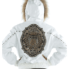 Pelle Pelle Ladies Mb Emblem Fur Hood Jacket