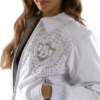 Pelle Pelle Ladies Platinum & Diamonds White Twill Jacket