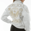 Pelle Pelle Ladies Rebel Soul White Leather Jacket