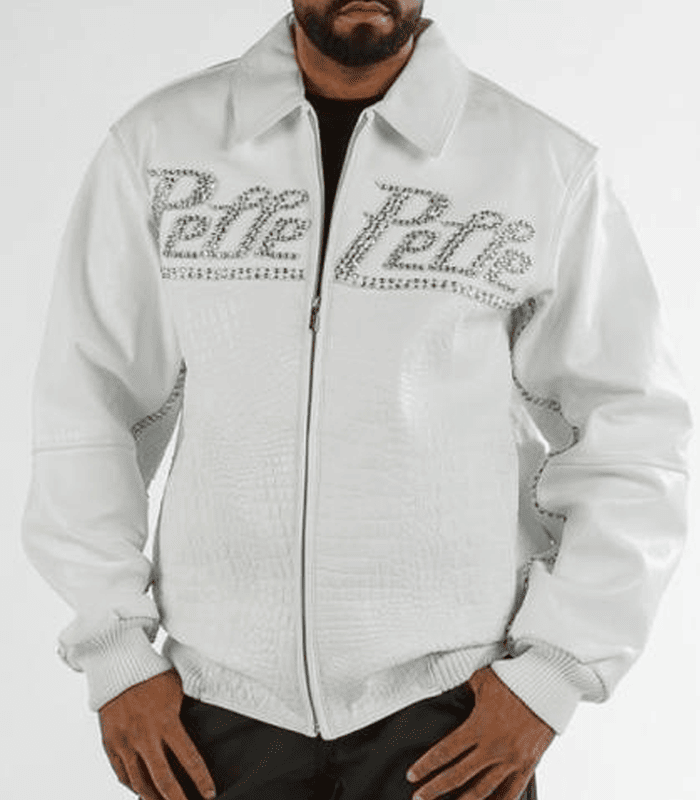Pelle Pelle Leather Vintage White Jacket