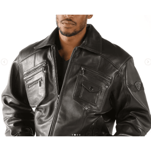 Pelle Pelle Leather Zippered Jacket