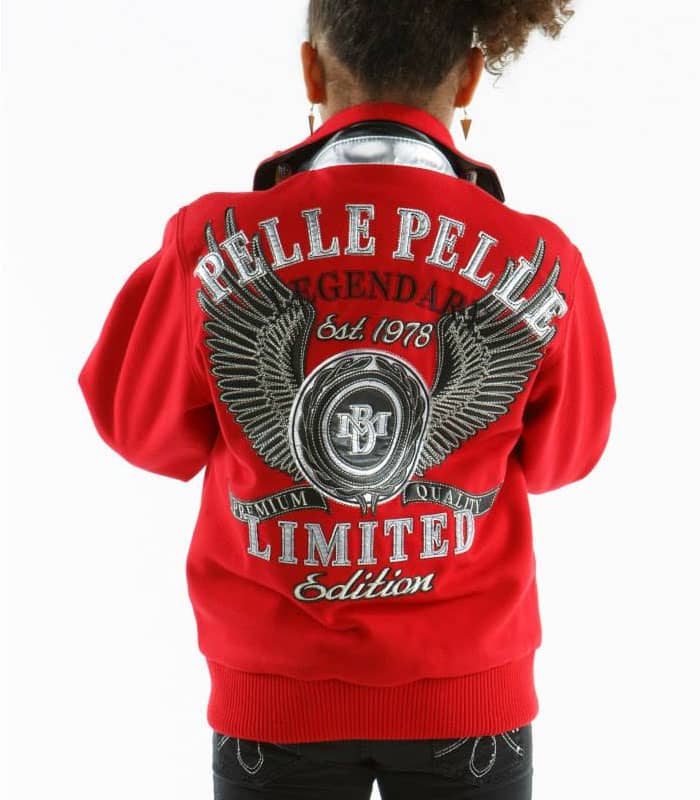 Pelle Pelle Legendary 1978 Limited Edition Kids Red Jacket - PellePelle.com