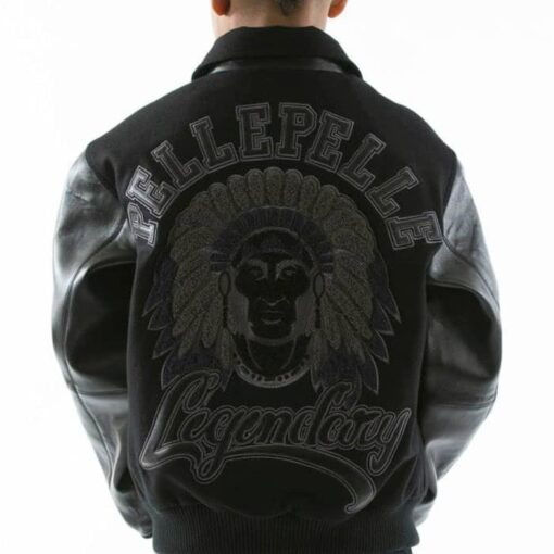 Pelle Pelle Kids Legendary Black Jacket Back