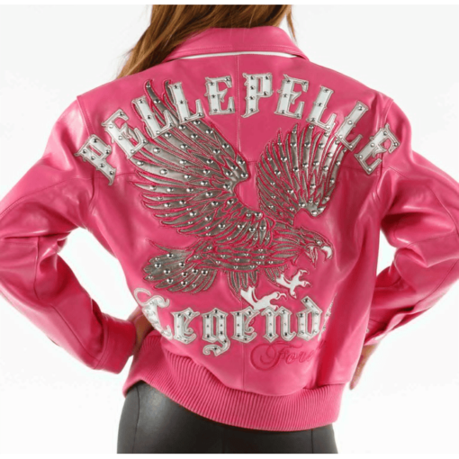 Pelle Pelle Ladies Legends Forever Top Grain Pink leather jacket