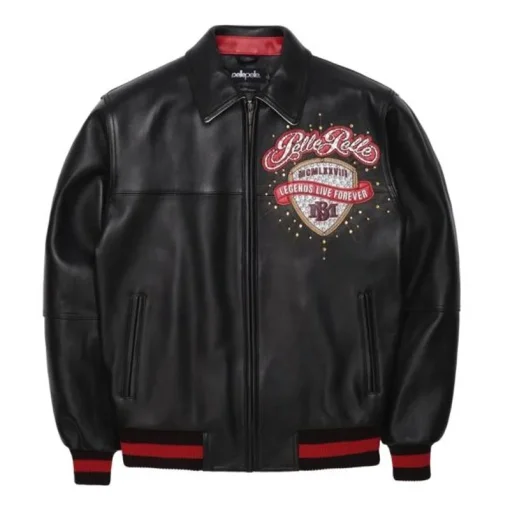 Pelle Pelle Legends Live Forever Marc Buchanan 1978 Black Leather Jacket - Copy