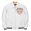 Pelle Pelle Legends Live Forever Marc Buchanan 1978 White Leather Jacket
