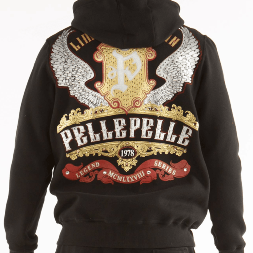 Pelle Pelle Limited Edition Black Hooded Midlayer