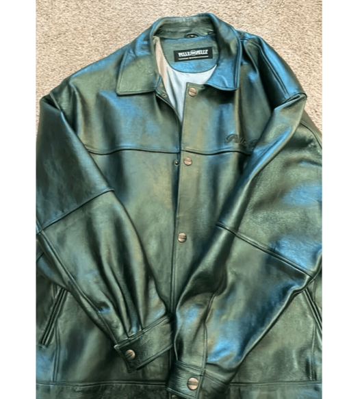 Pelle Pelle Limited Edition Green Leather Jacket