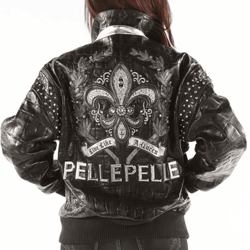 Pelle Pelle Live Like a King Black Leather Jacket