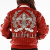 Pelle Pelle Live Like a King Women Red Leather Jacket