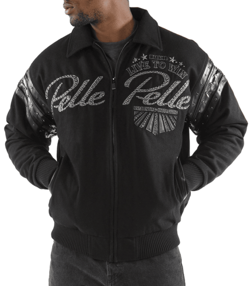 Pelle Pelle Live To Win Black Jacket