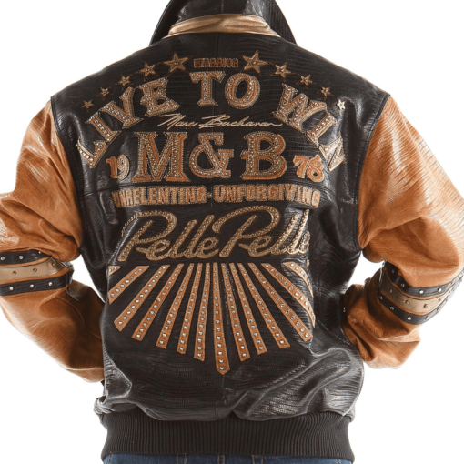 Pelle Pelle Live To Win Brown Leather Jacket