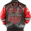 Pelle Pelle Live To Win Red & Black Leather Jacket