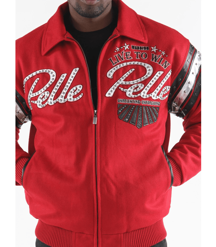 Pelle Pelle Live To Win Red Jacket - PellePelle