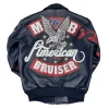 Pelle Pelle MB American Bruiser Men’s Navy Blue Leather Jacket