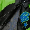 Pelle Pelle MB Soda Club Plush Black and Bright Green Real Leather Jacket