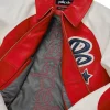 Pelle Pelle MB Soda Club Plush Red and White Genuine Leather Jacket