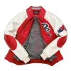 Pelle Pelle MB Soda Club Plush Red and White Leather Jacket