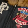 Pelle Pelle Marc Buchanan American Bruiser Black Fur Hood Men’s Leather Jacket
