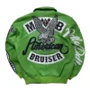 Pelle Pelle Marc Buchanan American Bruiser Green Leather Jacket