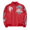 Pelle Pelle Marc Buchanan American Bruiser Mens Red Leather Jacket