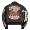 Pelle Pelle Marc Buchanan American Bruiser Plush Black Full Grain Leather Women's Crop Jacket