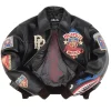 Pelle Pelle Marc Buchanan American Bruiser Plush Black Leather Women's Crop Jacket