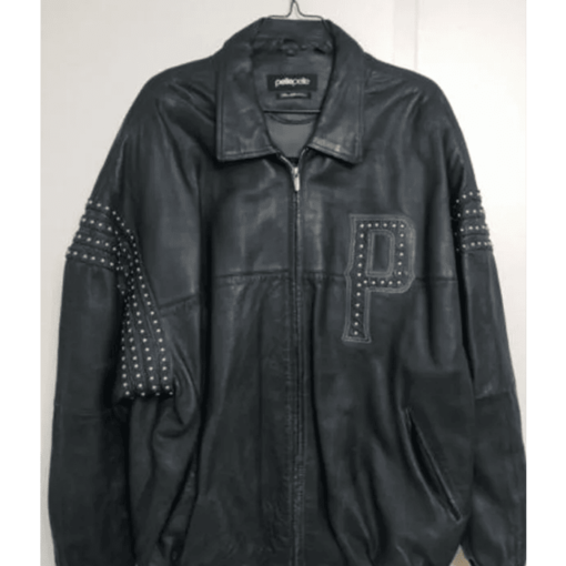 Pelle Pelle Marc Buchanan Studded Soda Club Leather Jacket