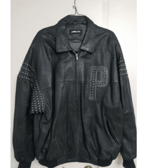 Pelle Pelle Marc Buchanan Studded Soda Club Leather Jacket