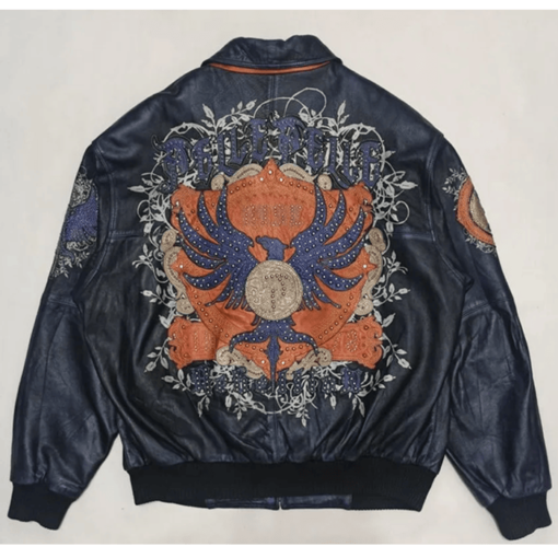 Pelle Pelle Marc Buchanan Hip Hop Rap Phoenix Rebellion Studded Leather Jacket