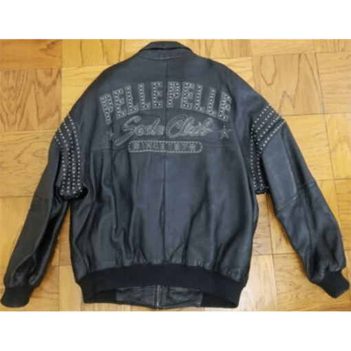 Pelle Pelle Marc Buchanan Studded Soda Club Leather Jacket