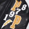 Pelle Pelle Marc Buchanan Soda Club Authentic 1978 White and Black Plush Leather Jacket For Men’s