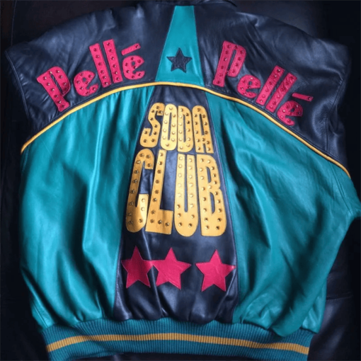 Pelle Pelle Marc Buchanan Soda Club Blue & Black Jacket